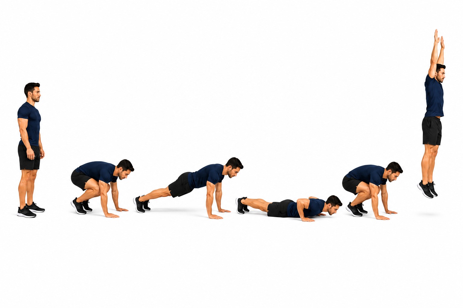 Burpee — exercise demonstration