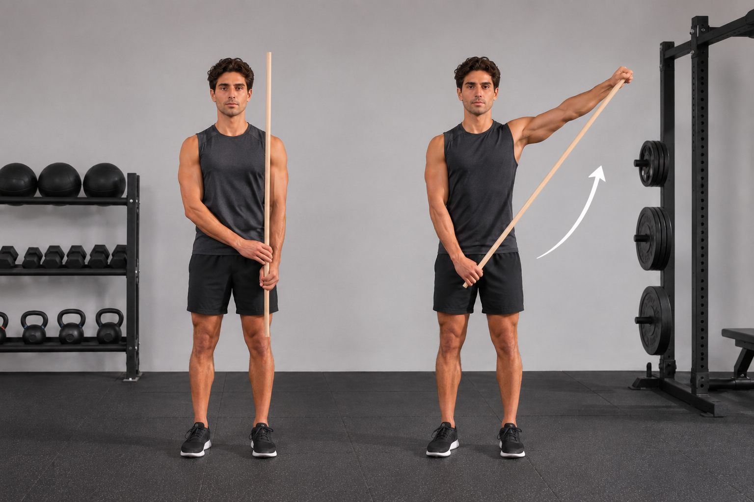 Dowel Shoulder Abduction — exercise demonstration