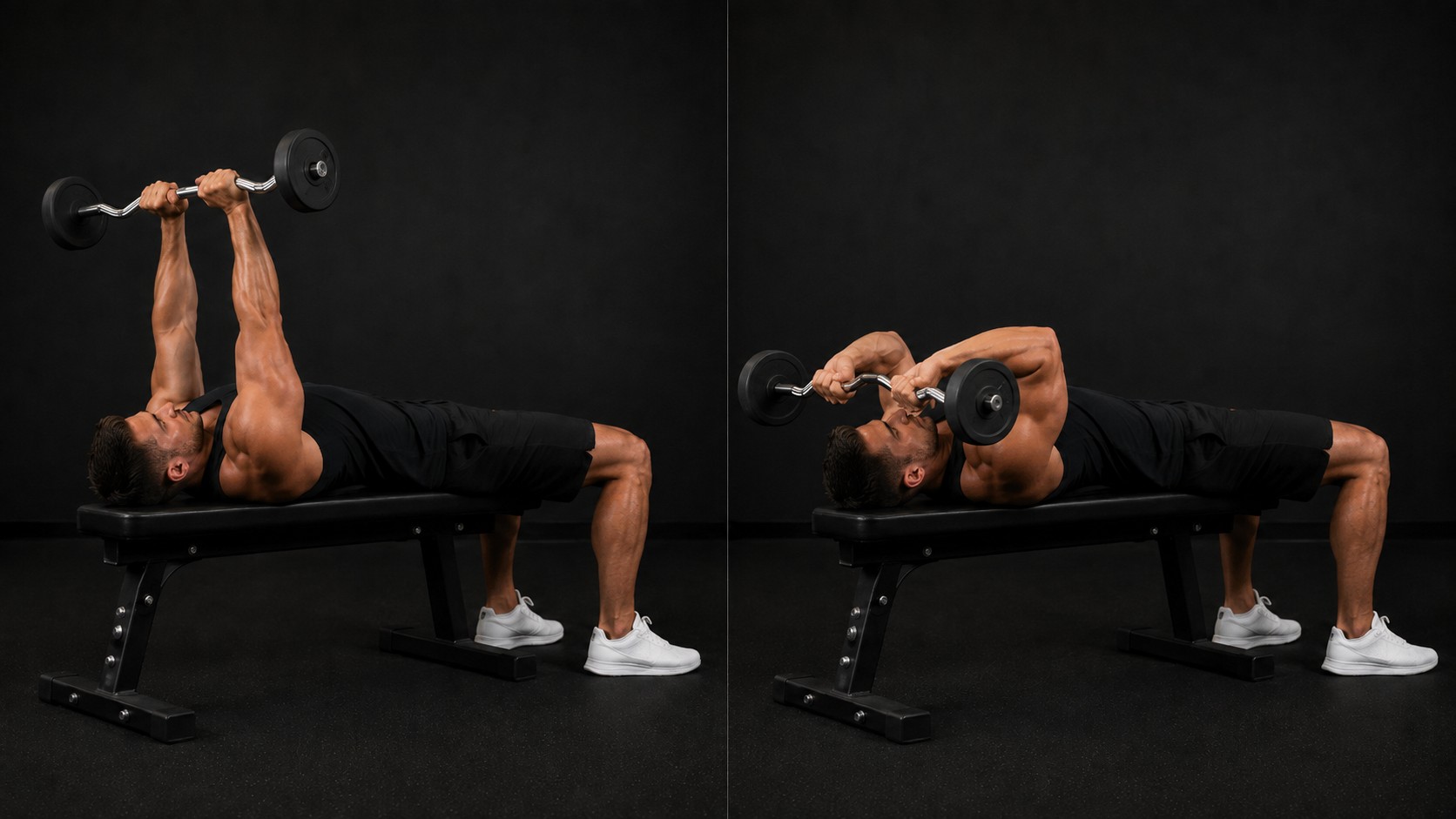 French Press barbell — exercise demonstration