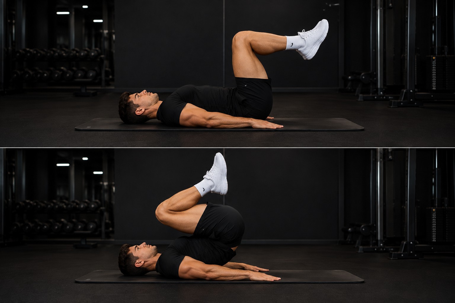 Roll Over - Bent Knees — exercise demonstration