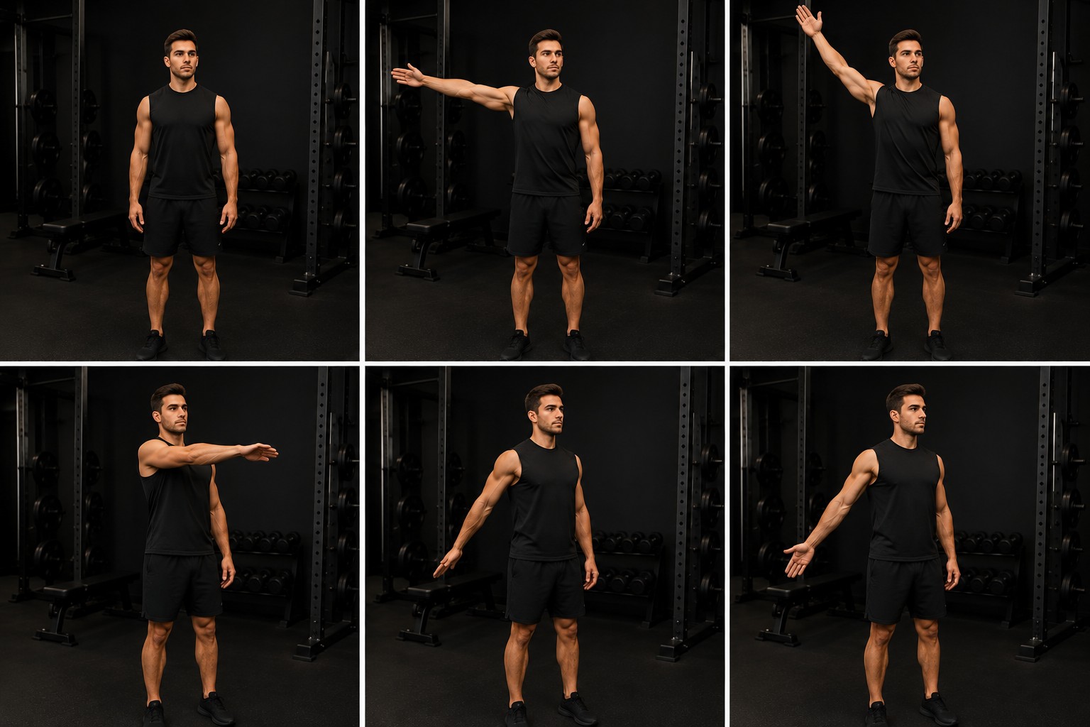 Shoulder CARs — exercise demonstration