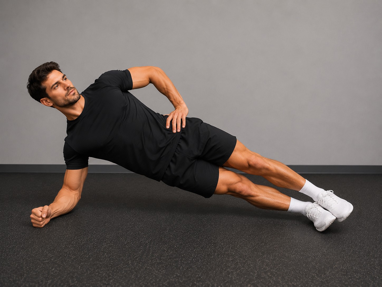 Side plank — exercise demonstration